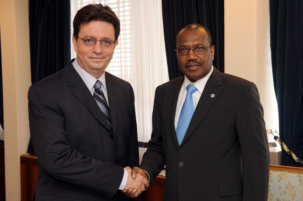 Preşedintele ANCOM, Cătălin Marinescu şi Secretarul General al UIT, Dr Hamadoun Touré